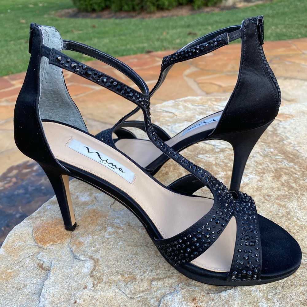 Nina women’s High Heel Sandals. Used. Size 7